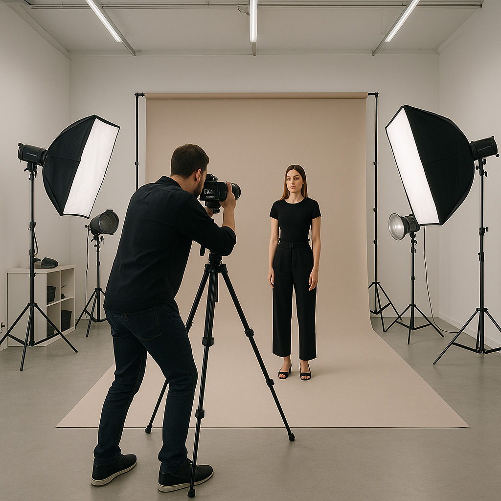 ProfMasterPhoto professional camera in studio setup